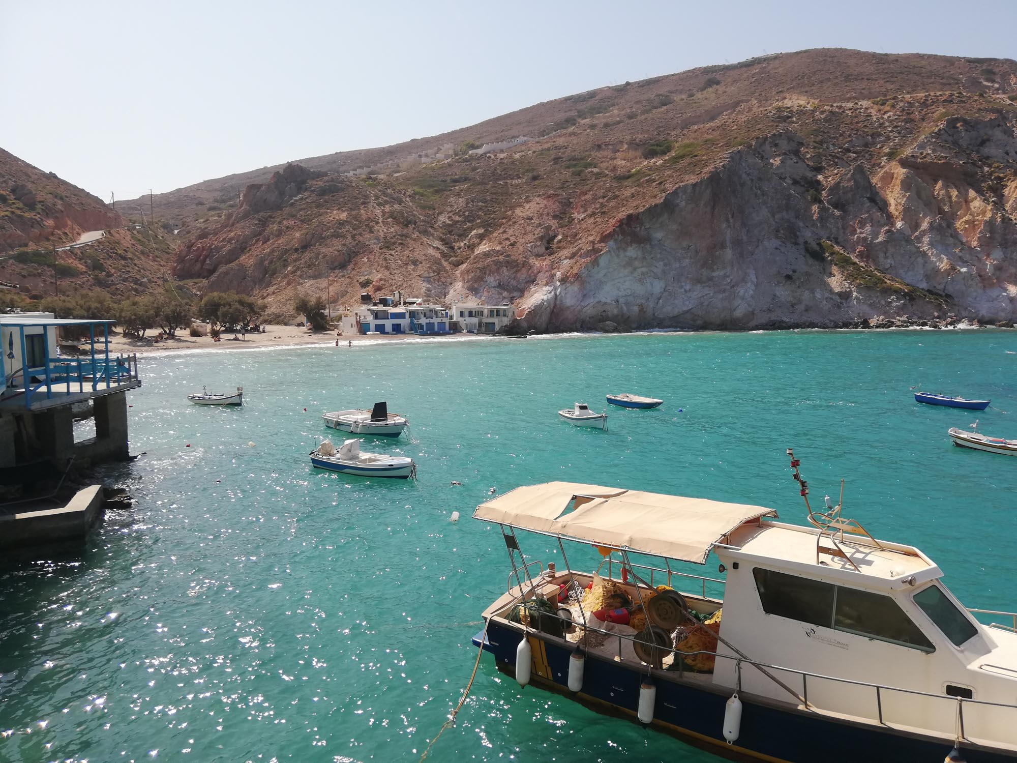 firopotamas, insula milos
