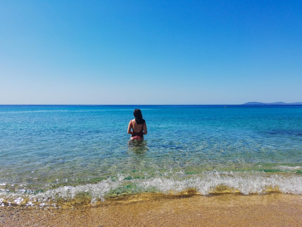 toroni beach sythonia greece