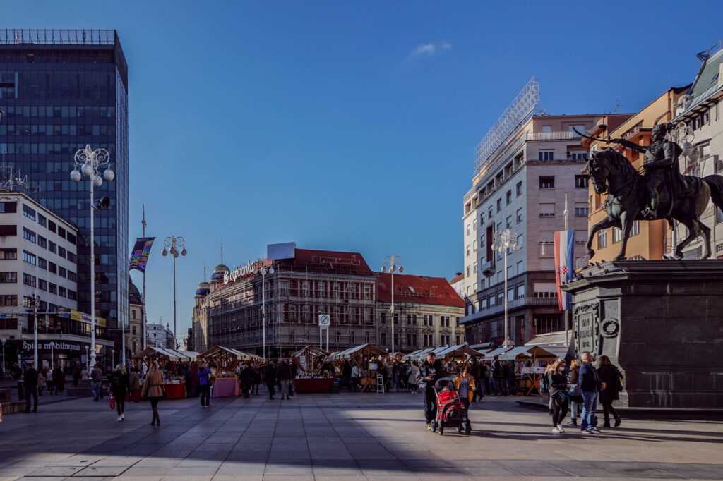 Zagreb trg bana jelacica