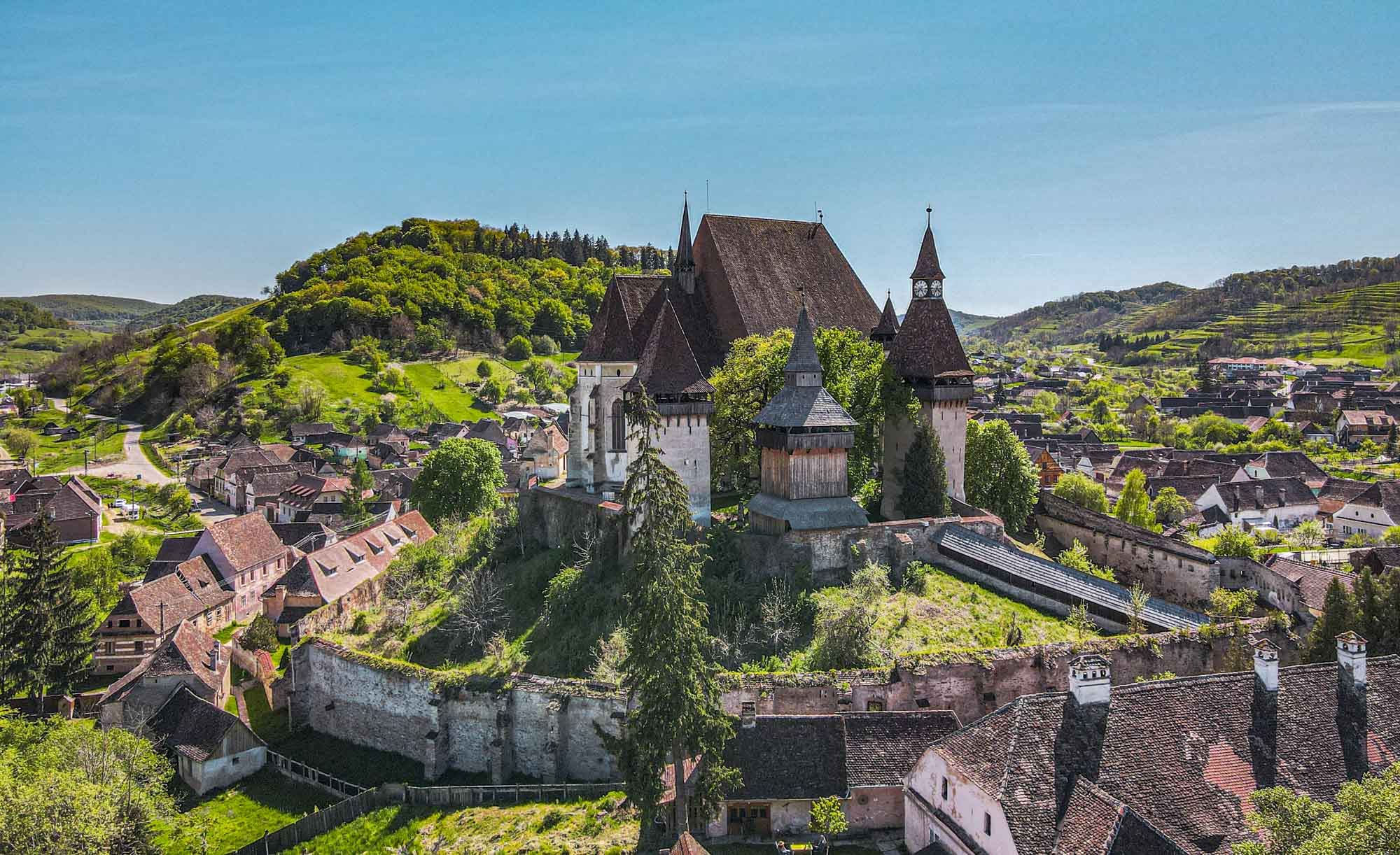 sate din transilvania biertan