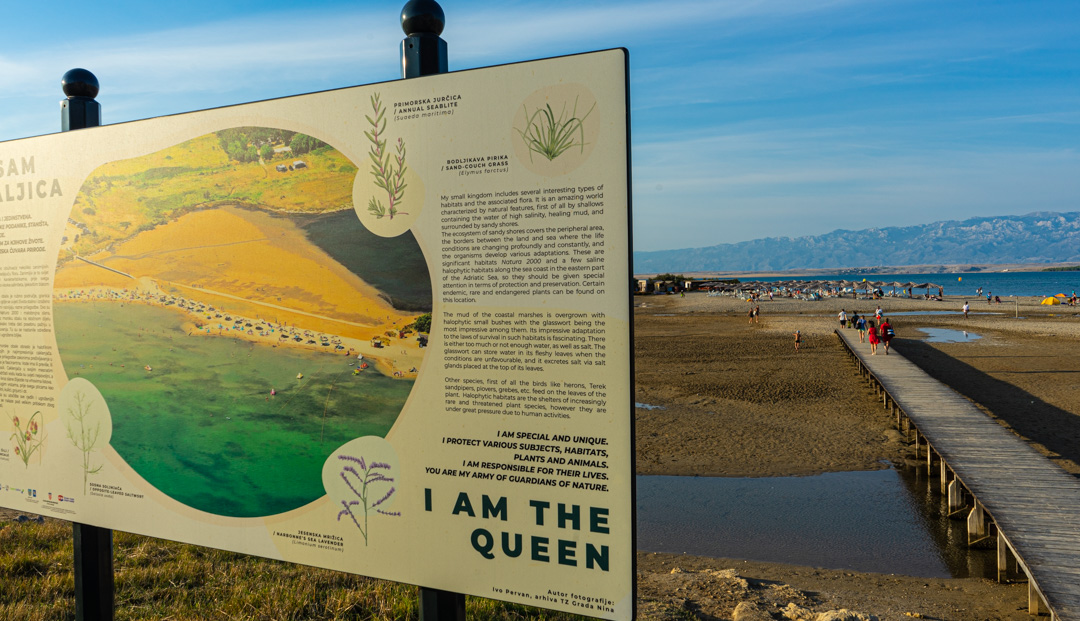 kraljicina beach nin plaje din croatia