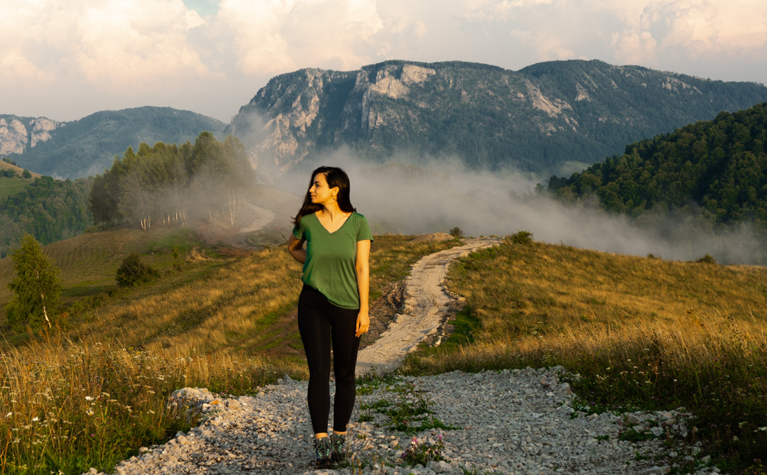 ceata cu soare pe transalpina de apuseni