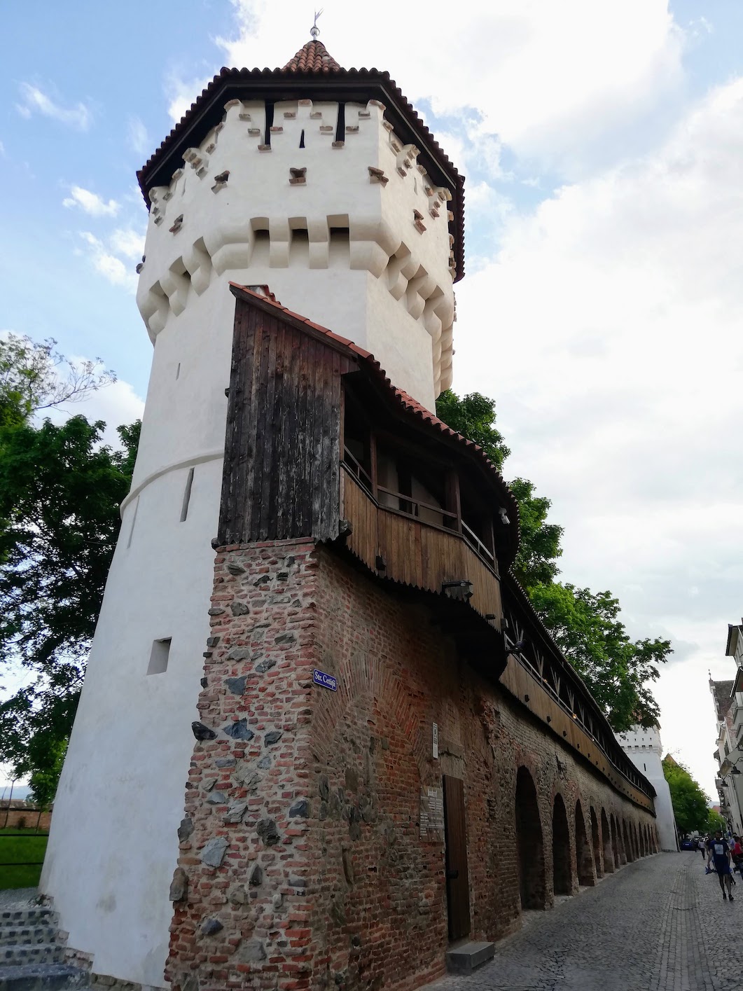 turnurile de pe strada cetatii sibiu